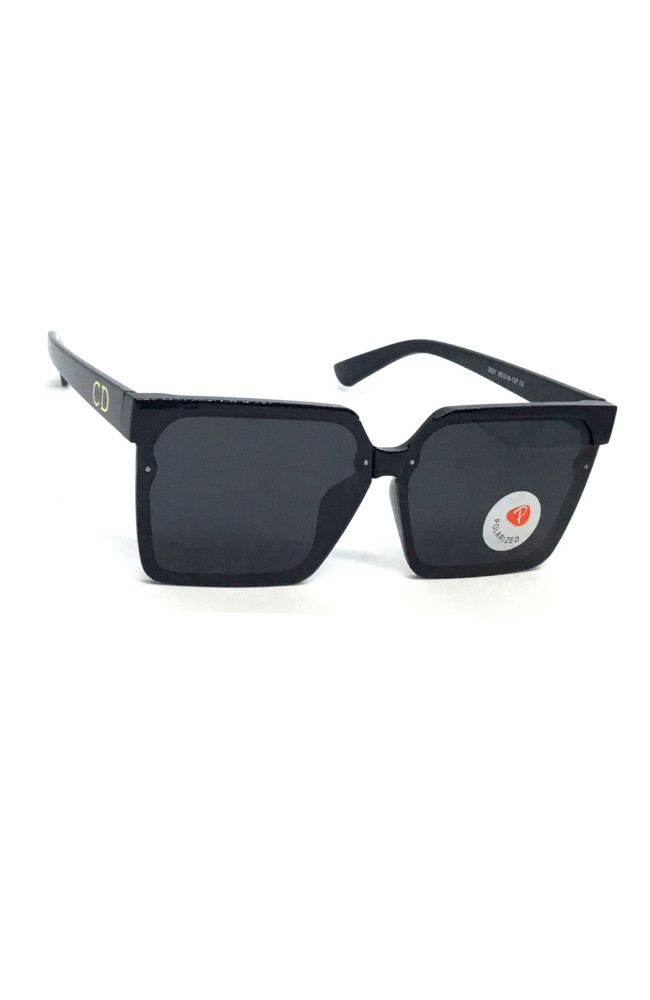 Женские солнцезащитные очки 2027 с линзой полароид в черной оправе: Цена, Характеристики, Фото