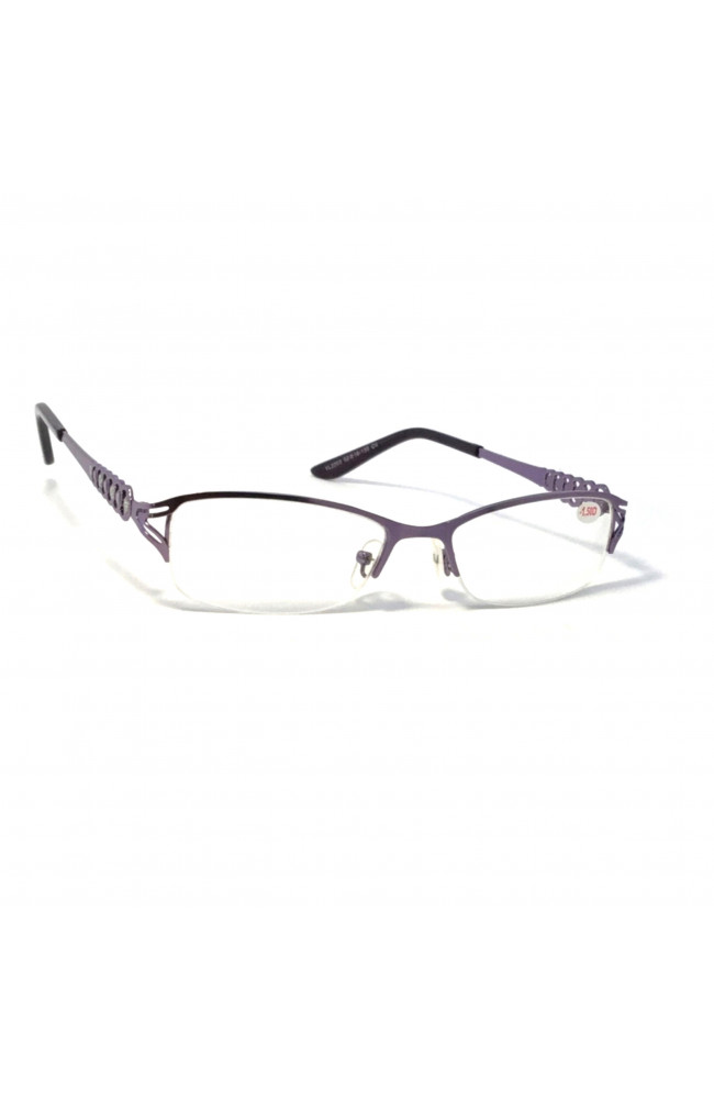 Женские очки 2203 с белой линзой в сиреневой оправе: Цена, Характеристики, Фото