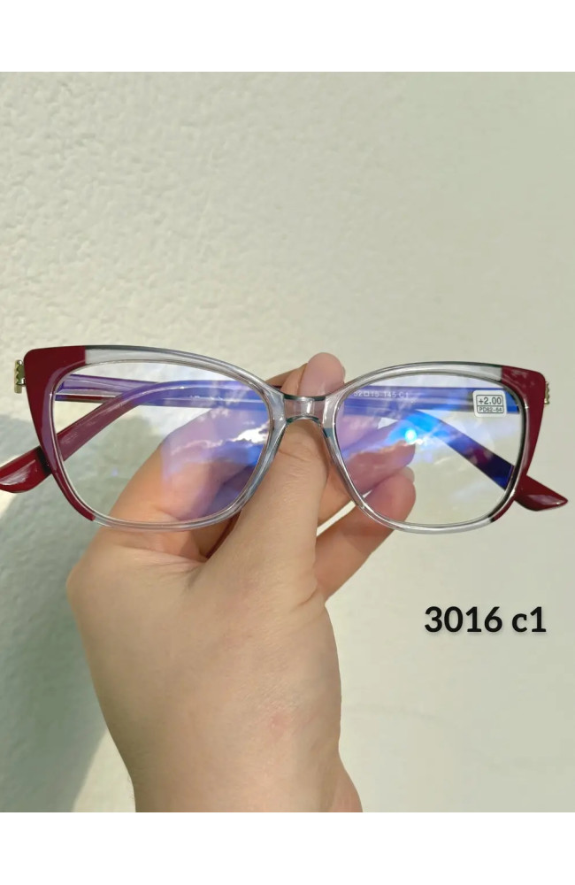 Женские очки для зрения 3016 с-1 с линзой blue blocker: Цена, Характеристики, Фото