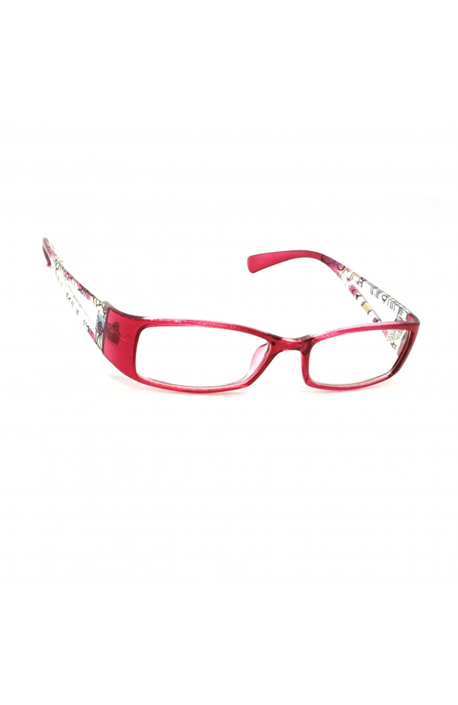Женские очки с белой линзой  306 малина: Цена, Характеристики, Фото