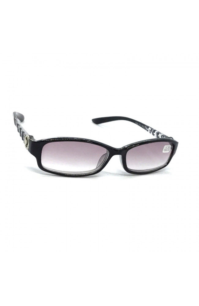 Женские диоптрийные очки с тонированной линзой 312 черная оправа с серой линзой: Цена, Характеристики, Фото