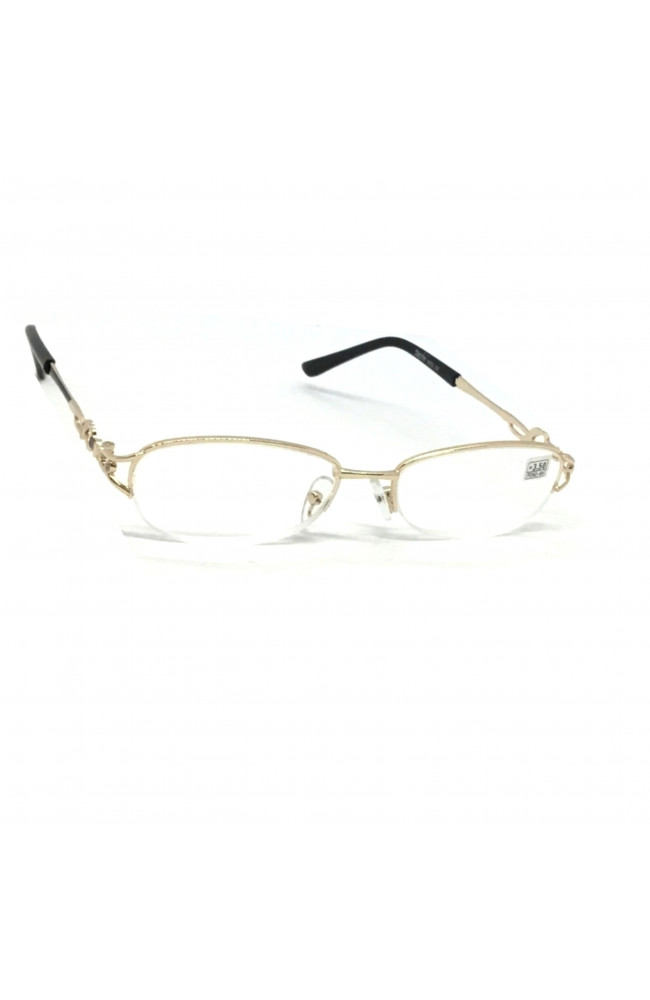 Женские очки 5002 с белой линзой в золотой оправе: Цена, Характеристики, Фото