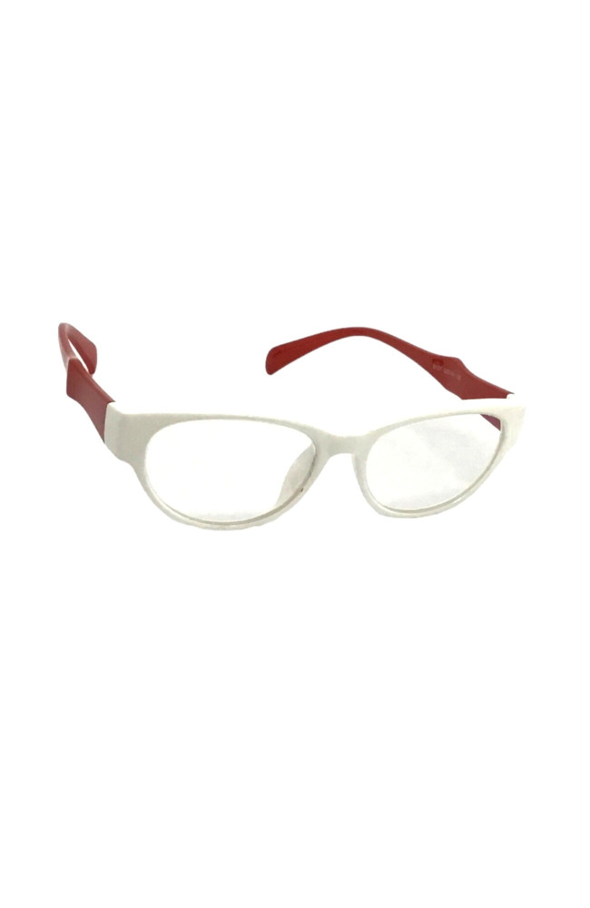 Женские компьютерные очки 6137 в бело-красной оправе (стекло): Цена, Характеристики, Фото