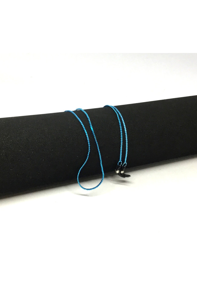 Цепочка для очков 8010 голубого цвета: Цена, Характеристики, Фото