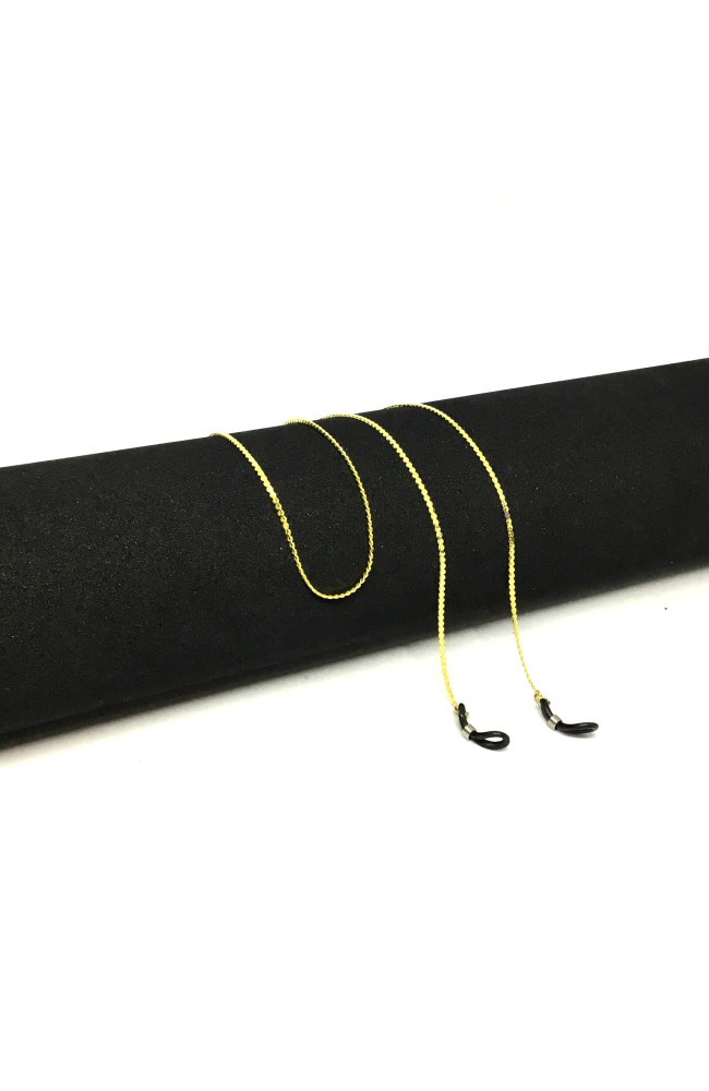 Цепочка для очков 8010 золотого цвета: Цена, Характеристики, Фото