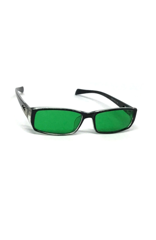 Глаукомные очки 8042 в пластиковой оправе черно-прозрачного цвета: Цена, Характеристики, Фото