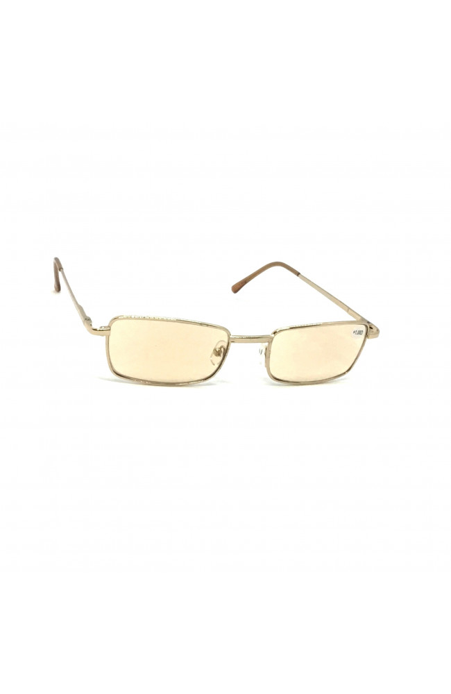 Очки 9033 с тонированной стеклянной линзой в золотой оправе: Цена, Характеристики, Фото