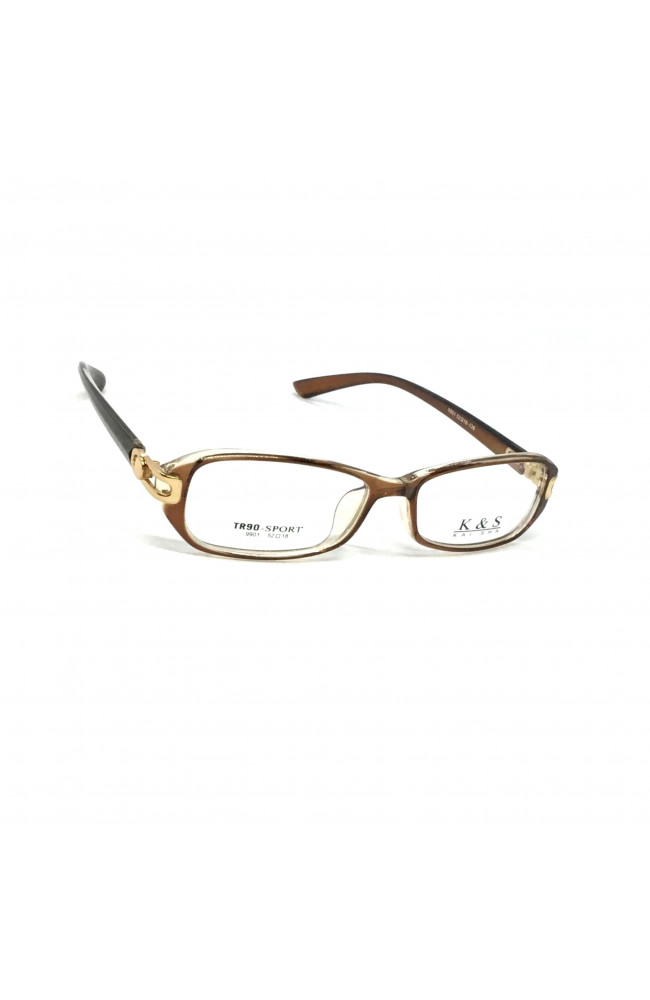 Женская оправа для очков 9901 коричневого цвета: Цена, Характеристики, Фото